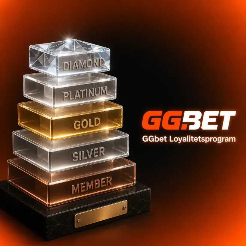 Niveauer i loyalitetsprogrammet hos GGBET fra Member til Diamond
