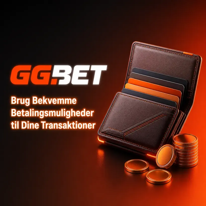 Tegnebog med mønter som symbol på betalingsmetoder hos GGBET